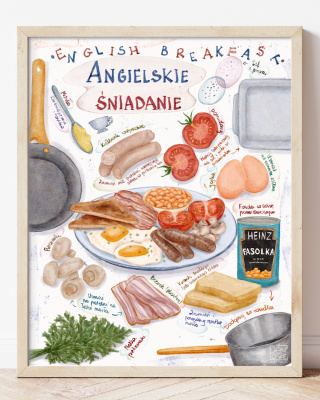 Angielskie śniadanie (20x25)