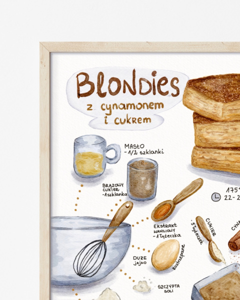 Plakat Blondies zdjęcie trzecie  w rozmiarze 30x40