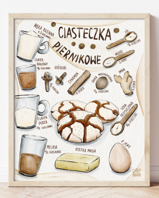 Ciasteczka piernikowe (20x25)