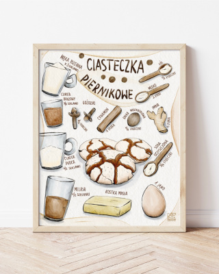 Ciasteczka piernikowe (20x25)