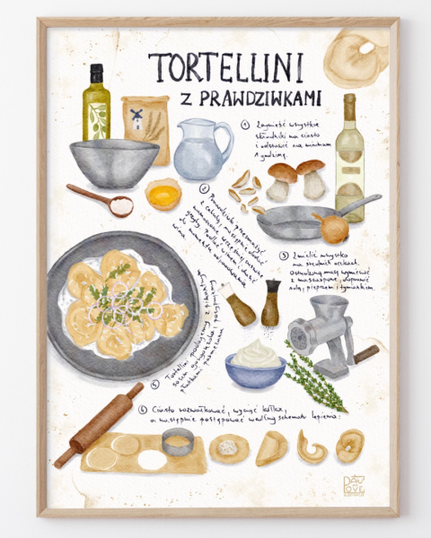 Plakat Tortellini z prawdziwkami - zdjęcie główne w rozmiarze A4