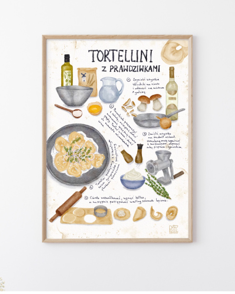 Plakat Tortellini z prawdziwkami - zdjęcie drugie w rozmiarze A4