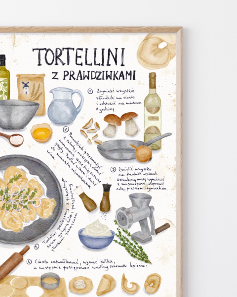 Plakat Tortellini z prawdziwkami - zdjęcie trzecie w rozmiarze A4